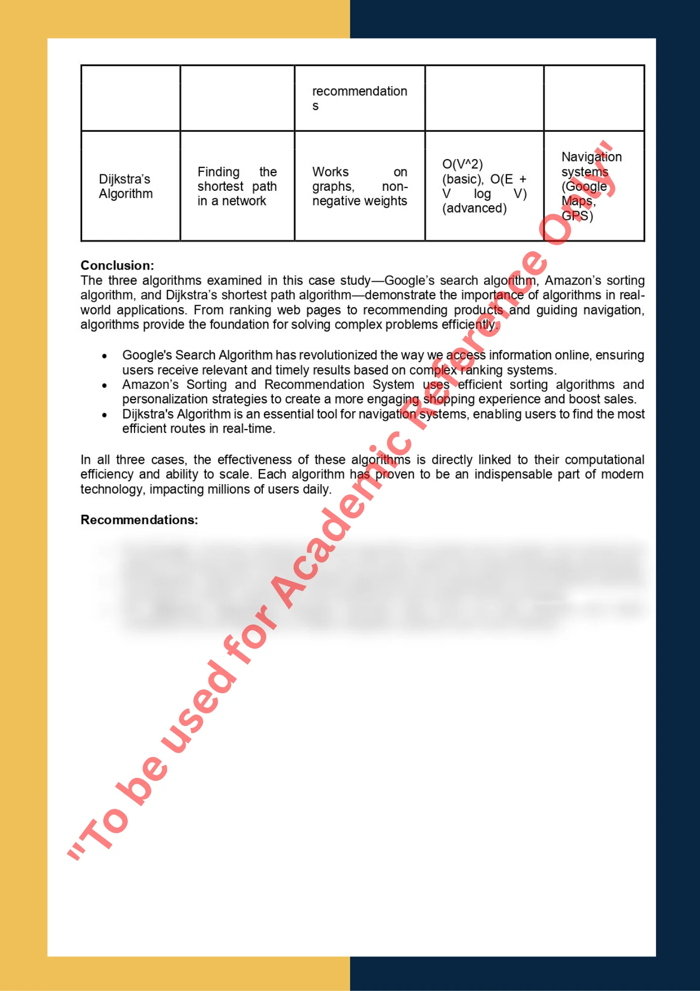 Case Study sample solution of COMP 1511 - Fundamentals of Programming 3